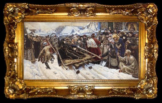 framed  Vasily Surikov Feodosia Morozova, ta009-2